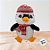Pinguim de Pelúcia com Roupa Inverno - 34cm - 1 unidade - Rizzo - Imagem 3