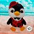 Pinguim de Pelúcia com Roupa Xadrez - 34cm - 1 unidade - Rizzo - Imagem 3