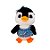 Pinguim de Pelúcia com Vestido - Azul - 34cm - 1 unidade - Rizzo - Imagem 1