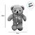 Urso de Pelúcia com Laço Creme - Creme - 28cm - 1 unidade - Rizzo - Imagem 2
