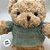 Urso de Pelúcia Bege com Blusa de Lã - Verde - 30cm - 1 unidade - Rizzo - Imagem 3