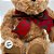 Urso de Pelúcia com Laço Duplo - 20cm - 1 unidade - Rizzo - Imagem 3