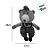 Urso de Pelúcia Retrô - Suspensório - 28cm - 1 unidade - Rizzo - Imagem 2