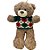 Urso de Pelúcia com Sueter de Lã - Verde - 37cm  - 1 unidade - Rizzo - Imagem 1