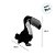 Tucano de Pelúcia - 18cm - 1 unidade - Rizzo - Imagem 2