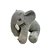 Elefante de Pelúcia - Cinza - 20cm - 1 unidade - Rizzo - Imagem 2