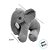 Elefante de Pelúcia - Cinza - 20cm - 1 unidade - Rizzo - Imagem 3