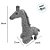 Girafa de Pelúcia Deitada - 36cm - 1 unidade - Rizzo - Imagem 4