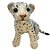 Leopardo de Pelúcia - Branco - 28cm - 1 unidade - Rizzo - Imagem 1