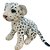 Leopardo de Pelúcia - Branco - 28cm - 1 unidade - Rizzo - Imagem 2