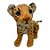 Leopardo de Pelúcia - Amarelo - 28cm - 1 unidade - Rizzo - Imagem 1