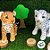 Leopardo de Pelúcia - Branco - 25cm - 1 unidade - Rizzo - Imagem 5