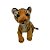 Tigre de Pelúcia - Amarelo - 18cm - 1 unidade - Rizzo - Imagem 1