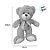 Urso de Pelúcia com Laço Prata - Marrom - 40cm - 1 unidade - Rizzo - Imagem 2