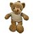 Urso de Pelúcia com Roupa de Crochê - Marrom - 45cm - 1 unidade - Rizzo - Imagem 1