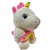 Unicórnio de Pelúcia com Arco Íris - Branco - 20cm - 1 unidade - Rizzo - Imagem 1