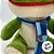 Sapo de Pelúcia com Cachecol - Verde - 20cm - 1 unidade - Rizzo - Imagem 3