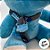 Elefante de Pelúcia com Cachecol - Azul - 18cm - 1 unidade - Rizzo - Imagem 4