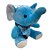 Elefante de Pelúcia com Cachecol - Azul - 18cm - 1 unidade - Rizzo - Imagem 1
