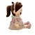 Boneca de Pelúcia com Vestido e Laço - Rosa - 70cm - 1 unidade - Rizzo - Imagem 2