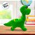 Dinossauro de Pelúcia - Verde - 45cm - 1 unidade - Rizzo - Imagem 6