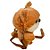 Urso de Pelúcia Bolsa - Laranja - 22cm - 1 unidade - Rizzo - Imagem 3