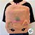Mochila de Pelúcia Unicórnio Olhos Grandes - Rose - 30x35cm - 1 unidade - Rizzo - Imagem 4