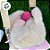 Urso de Pelúcia Bolsa - Creme - 22cm - 1 unidade - Rizzo - Imagem 6