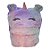 Mochila de Pelúcia Unicórnio - Roxo e Azul - 25x30cm - 1 unidade - Rizzo - Imagem 1