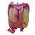 Mochila de Pelúcia Unicórnio - Rosa e Amarelo - 25x30cm - 1 unidade - Rizzo - Imagem 2