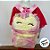 Mochila de Pelúcia Unicórnio - Rosa e Amarelo - 25x30cm - 1 unidade - Rizzo - Imagem 5