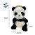 Urso Panda de Pelúcia com Chapéu de Palha - 25cm - 1 unidade - Rizzo - Imagem 4