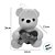 Urso de Pelúcia com Coração Vermelho - Branco - 28cm - 1 unidade - Rizzo - Imagem 2