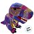 Dinossauro de Pelúcia Colorido - Roxo - 20cm - 1 unidade - Rizzo - Imagem 3