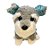 Cachorro de Pelúcia Schnauzer - Cinza - 20cm - 1 unidade - Rizzo - Imagem 1