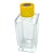 Frasco para Aromatizador e Difusor de Vidro - Retangular Transparente com Tampa Dourada - 50ml - 1 unidade - Rizzo - Imagem 1