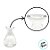 Frasco para Perfumaria de Vidro - Erlenmeyer - 150ml - 1 unidade - Rizzo - Imagem 3