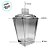 Frasco para Perfumaria de Vidro Berlim - Preto Fosco - 260ml - 1 unidade - Rizzo - Imagem 2