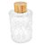 Frasco para Aromatizador e Difusor de Vidro Toulouse Com Tampa Dourada - 70ml - 1 unidade - Rizzo - Imagem 1