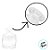 Frasco para Perfumaria de Vidro - Transparente - 250ml - 1 unidade - Rizzo - Imagem 2
