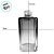 Frasco para Perfumaria de Vidro Retangular - Londres Degradê Fume - 250ml - 1 unidade - Rizzo - Imagem 2