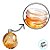 Frasco para Perfumaria de Vidro Redondo - Aspiral Mel - 280ml - 1 unidade - Rizzo - Imagem 3