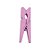 Mini Prendedor de Madeira Lilas Claro 3,5cm - 50 Unidades - Rizzo - Imagem 2