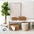 Cesta Wayana com tampa de Fibra Natural - 40x30x20cm - 1 unidade - Rizzo - Imagem 4