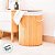 Cesto de Bambu Redondo com Forro de Tecido - 35x35x60cm - 1 unidade - Rizzo - Imagem 4