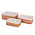 Kit Cesta Decorativa de Bambu com Forro de Tecido  - 3 unidades - Rizzo - Imagem 1