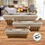 Kit Cesta Decorativa Acafate de Fibra Natural e Forro  - 3 unidades - Rizzo - Imagem 7