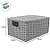 Kit Cesta Wayana com tampa de Fibra Natural - 3 unidades - Rizzo - Imagem 2