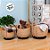 Kit Cesto Decorativo Paracanass de Seagras Natural e Preto com Alça - 3 unidades - Rizzo - Imagem 2