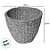 Cesta Decorativa Caue de Seagrass - 22x22x18cm - 1 unidade - Rizzo - Imagem 2